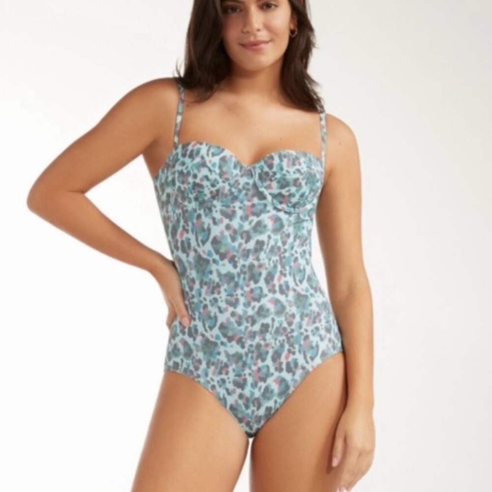 Hermoza Tessi One Piece Swimsuit Prowl Factor Leopard Cheetah print